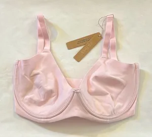SKIMS FITS EVERYBODY UNLINED DEMI BRA Cherry Blossom NWT 46DD #B5 thumbnail 1