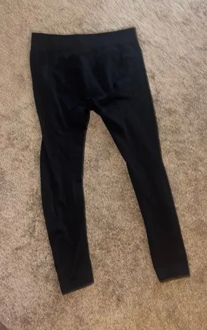 Black stretch pants thumbnail 1