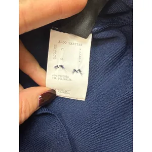 Aldomartins Navy Polo With White Trim Large thumbnail 4
