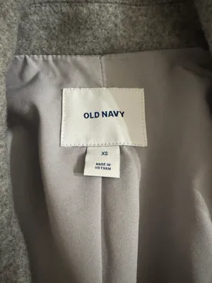 Old Navy Gray Peacoat thumbnail 2
