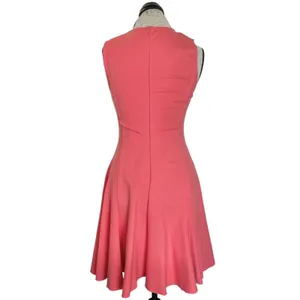 Halston Heritage Womens Dress Fit & Flare Sleeveless Summer Fall Wedding Sz 4 thumbnail 4