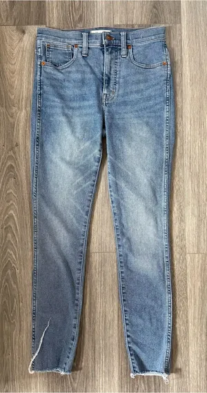 Madewell 10 inch High Rise Skinny Jeans Size 25 thumbnail 1