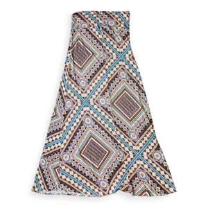 American Rag enty cia Womens tan western patterned maxi skirt thumbnail 3
