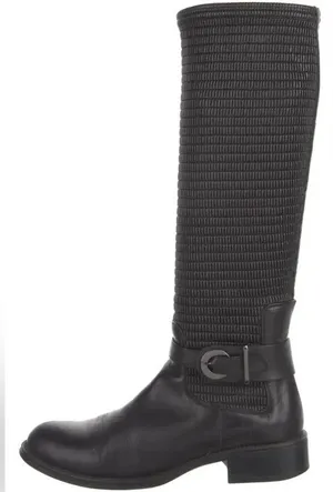 Aquatalia Odilia Weatherproof Riding Boot 9.5 Black thumbnail 1