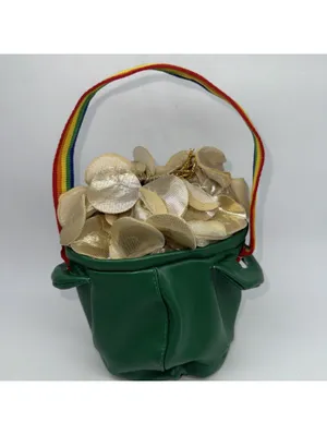 Pot Of Gold St. Patricks Day Mini Handbag Rainbow Bag Leprechaun Costume Handbag thumbnail 3