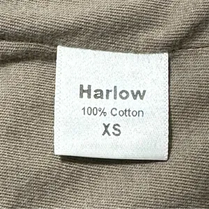 Harlow Vintage Y2K Women’s Size XS Tan Nude Beige Cotton Trench Coat Jacket thumbnail 9