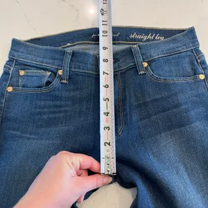 7 for all mankind Straight Leg Jeans Size 28‎ thumbnail 8