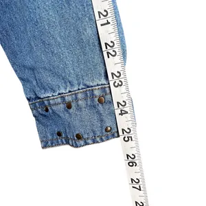 Don't Mess With Texas Jean‎ Jacket Womens XL Blue Denim Studded Western Cowgirl thumbnail 10