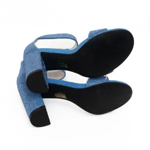 Jeffrey‎ Campbell - Blue Sparkly Lindsay Heel thumbnail 4