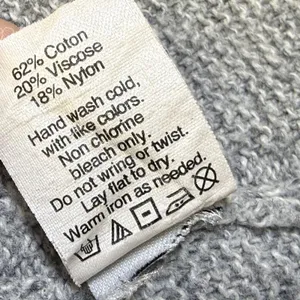 Madewell Womens Gray Textured Cotton Blend Crew Neck Sweater Large‎ F3447 FA16 thumbnail 6