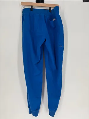 Figs Zamora blue scrub pants medium thumbnail 2