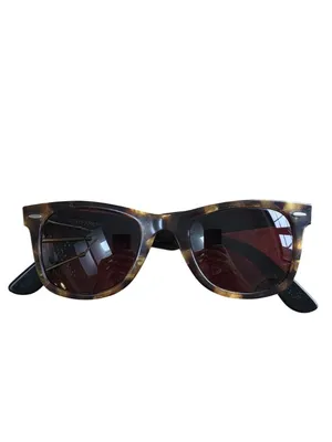 Ray-Ban Wayfarer RB2140 Sunglasses Tortoise Frame Red Lenses Italy Handmade thumbnail 12