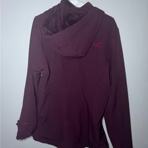 The North Face Purple Ski Jacket Weather-Resistant Hooded thumbnail 3