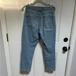 Everlane jeans with custom stitch patch size 27 ankle high waist‎ straight style thumbnail 3