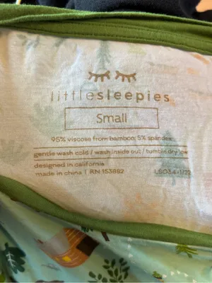 Little Sleepies women’s Bamboo Happy Camper Sleep Tee sz S thumbnail 3