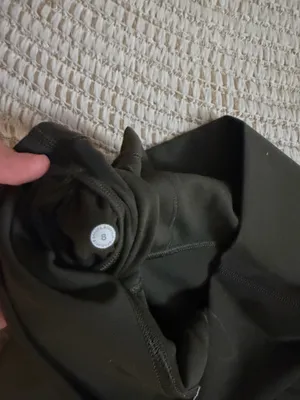Green Lululemon Leggings Wunder Under 25" thumbnail 3