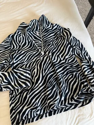 Y2K zebra fleece thumbnail 2