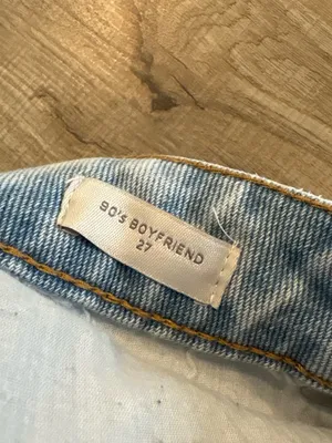 PacSun 90s boyfriend size 27 light wash cargo jeans thumbnail 3