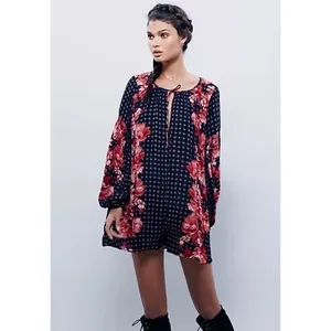Free People Sunset Blvd Floral Romper‎ Size XS - Boho thumbnail 5