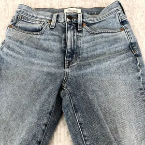 Madewell Women's Girljean‎ Girl Jean Denim Distressed Sz 24 Straight thumbnail 2