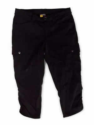 Eddie Bauer Black Women's Cargo Capri Pants thumbnail 1