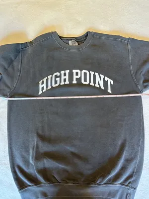 High Point University Gray Comfort Colors Sweatshirt Sz M & Beanie Toboggan thumbnail 3