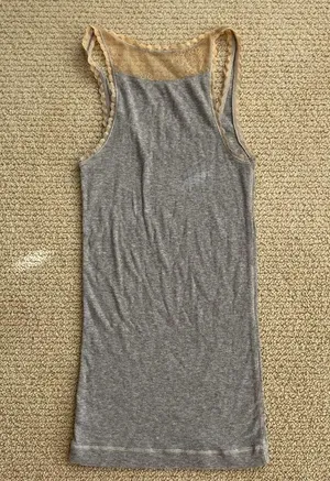 American Eagle Outfitters Lace Trim Vintage Tank Top ASO Elena Gilbert Size S thumbnail 8