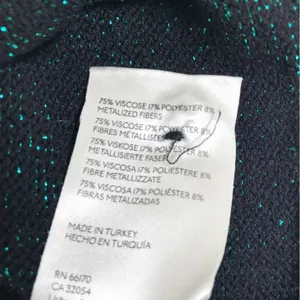 FREE PEOPLE Emmaline Metallic Green Cardigan Long‎ Sleeve Goth Dark Romantic XS thumbnail 13