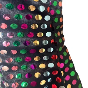 Vintage 80s Nadine Rainbow Swiftie Disco Ball Sequin Strapless Mini Dress thumbnail 9