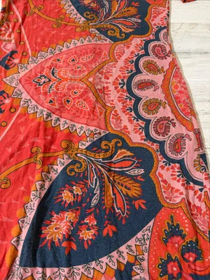 FARM Rio Anthropologist Giannina Paisley Print Midi Dress thumbnail 7