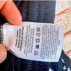 Plus Size Nike 10K Americana Running Shorts Black with Silver Star detailing thumbnail 7