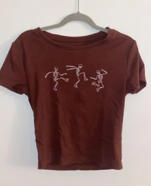 Aeropostale brown baby tee thumbnail 1