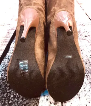 Sheikh Over Knee Boots Brown Size 7 thumbnail 3