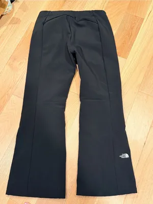 The North Face Women's Black Softshell fleece lined Snow Pants large thumbnail 3
