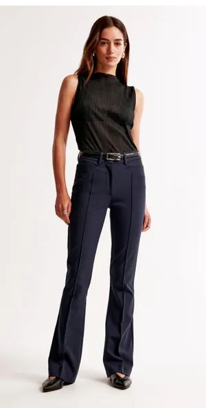 Abercrombie High-Rise Flare Pants thumbnail 3