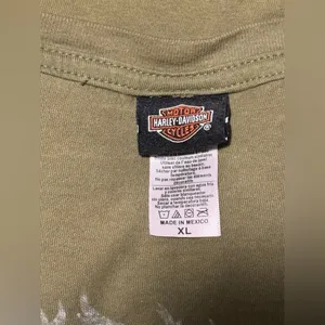 EUC Harley Davidson Motorcycles Green Eagle Fort Myers, FL Graphic shirt size XL thumbnail 7
