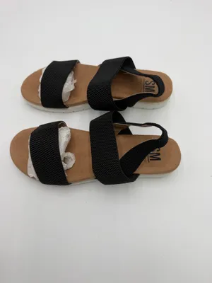 SM New York Jacey Women’s Size 8.5 Black Stretch Strap Comfort Sandals thumbnail 2