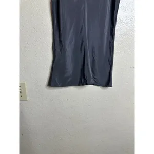 CHICJOC Silk Stretch Camisole Size 36 US4 Charcoal Gray V-Neck Minimalist Tank thumbnail 5