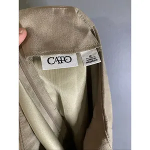Cato Brown Beige Straight Pencil Skirt Size 12 thumbnail 5