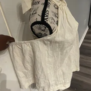 Universal Thread Cream Sleeveless Halter Blouse thumbnail 7