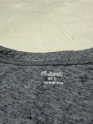 Madewell Women’s Tank Top Gray cotton large thumbnail 2
