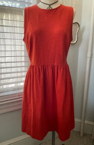 Madewell Summer Abroad Inset Fit & Flare Dress W/ Pockets thumbnail 1