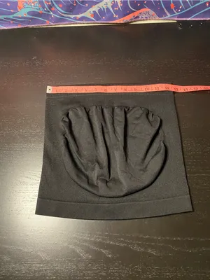 Secret Treasures Black Maternity Belly Tube Top thumbnail 3