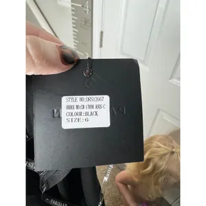 PARISIAN NWT Black Satin Slip Dress Cocktail Party Black Tie Formal Size‎ US 2 thumbnail 4