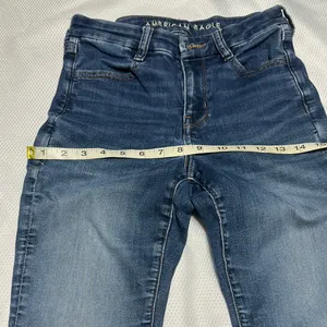 American Eagle Outfitters Blue Skinny Jeans Classic Style thumbnail 5