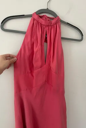 Laundry by Shelli Segal VNTG Silk Princess Diana Vibes Midi Dress thumbnail 1
