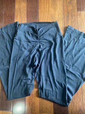 Aerie OFFLINE By Real Me High Waisted Ruched Flare Legging thumbnail 2