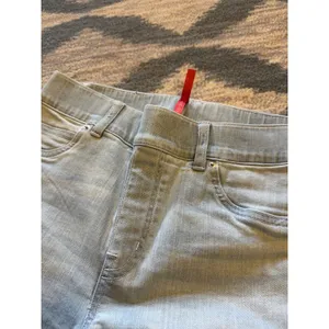 Spanx Bootcut Flare Jeans Light Wash Size M Petite Tummy Control Stretch thumbnail 6