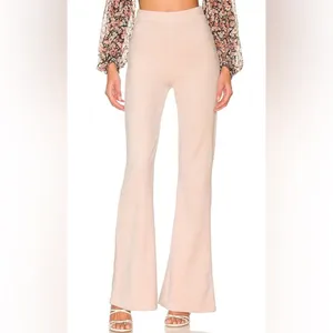 Majorelle Cameo Velour Pant‎ in Pink Dust Size Extra Small thumbnail 8