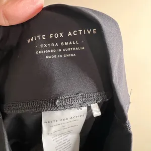 Women's white fox Black Cycling Shorts XS thumbnail 8